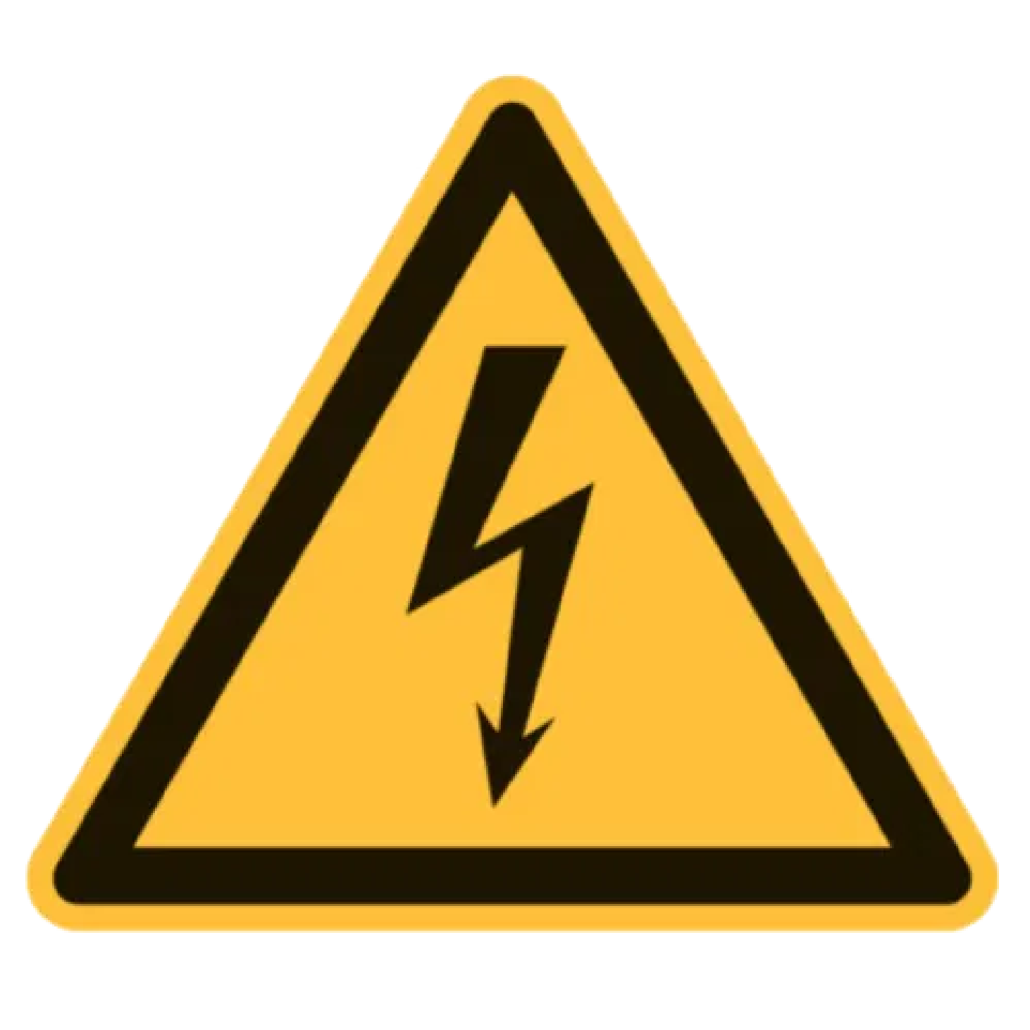 Warnung vor elektrischer Spannung